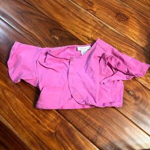Girl’s Bonnie jean purple cardigan. Size 8